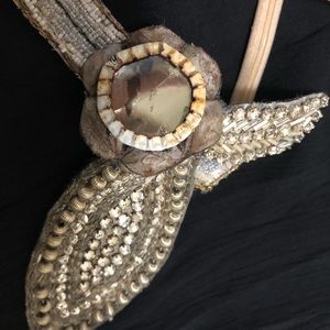 Belly dance burlesque or bridal headdress by foolproof collage vintage